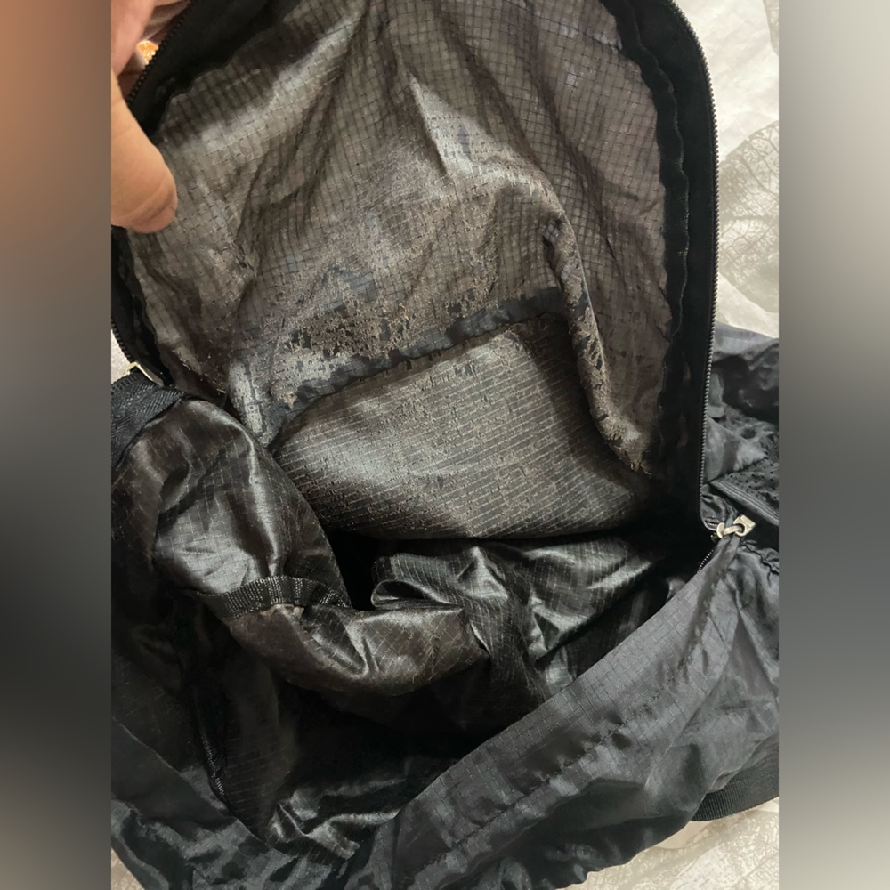 Cloudz Black Nylon Packable Backpack - image 5